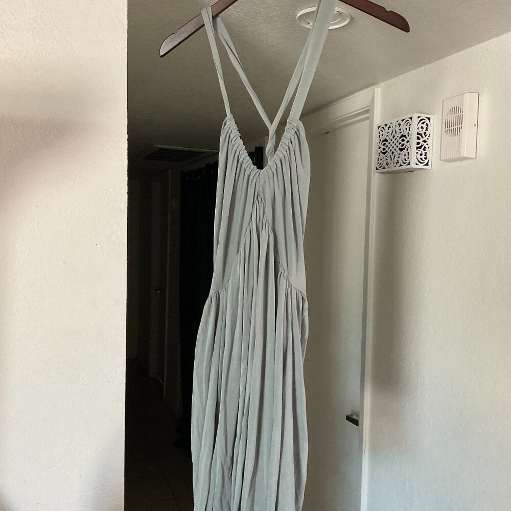 open back midi/mini dress